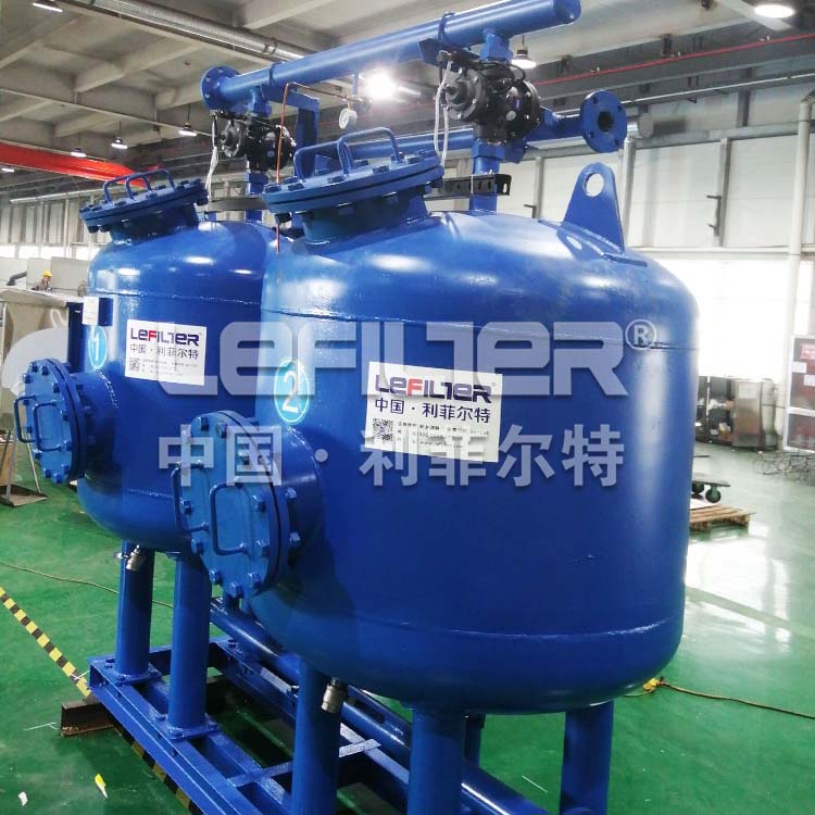 循環水處理立式碳鋼淺層砂過濾器